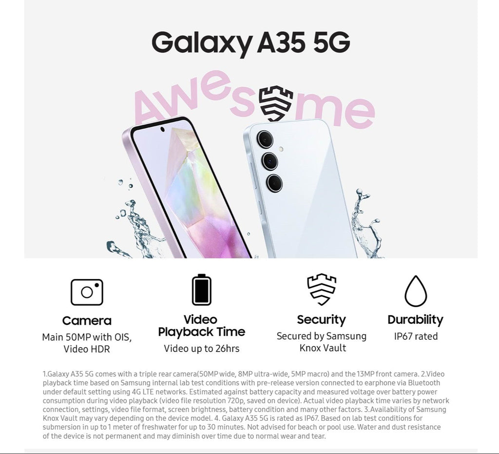 Samsung Galaxy A35 5G 6GB/128GB - Lourun verkkokauppa