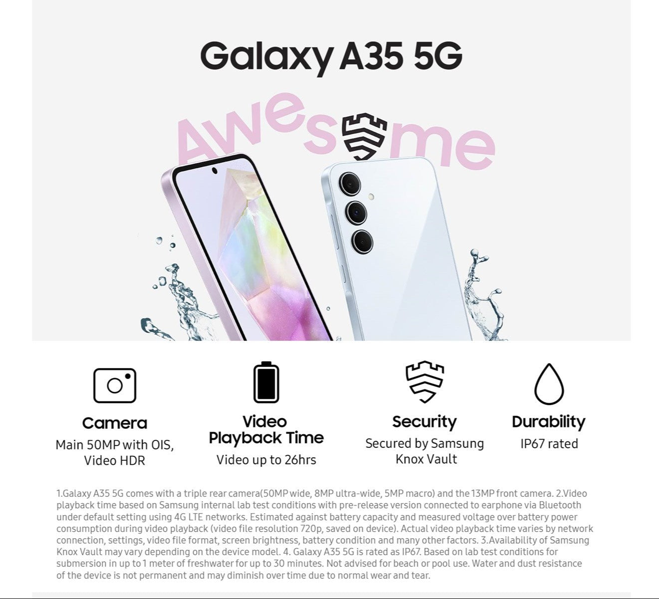 Samsung Galaxy A35 5G 6GB/128GB - Lourun verkkokauppa