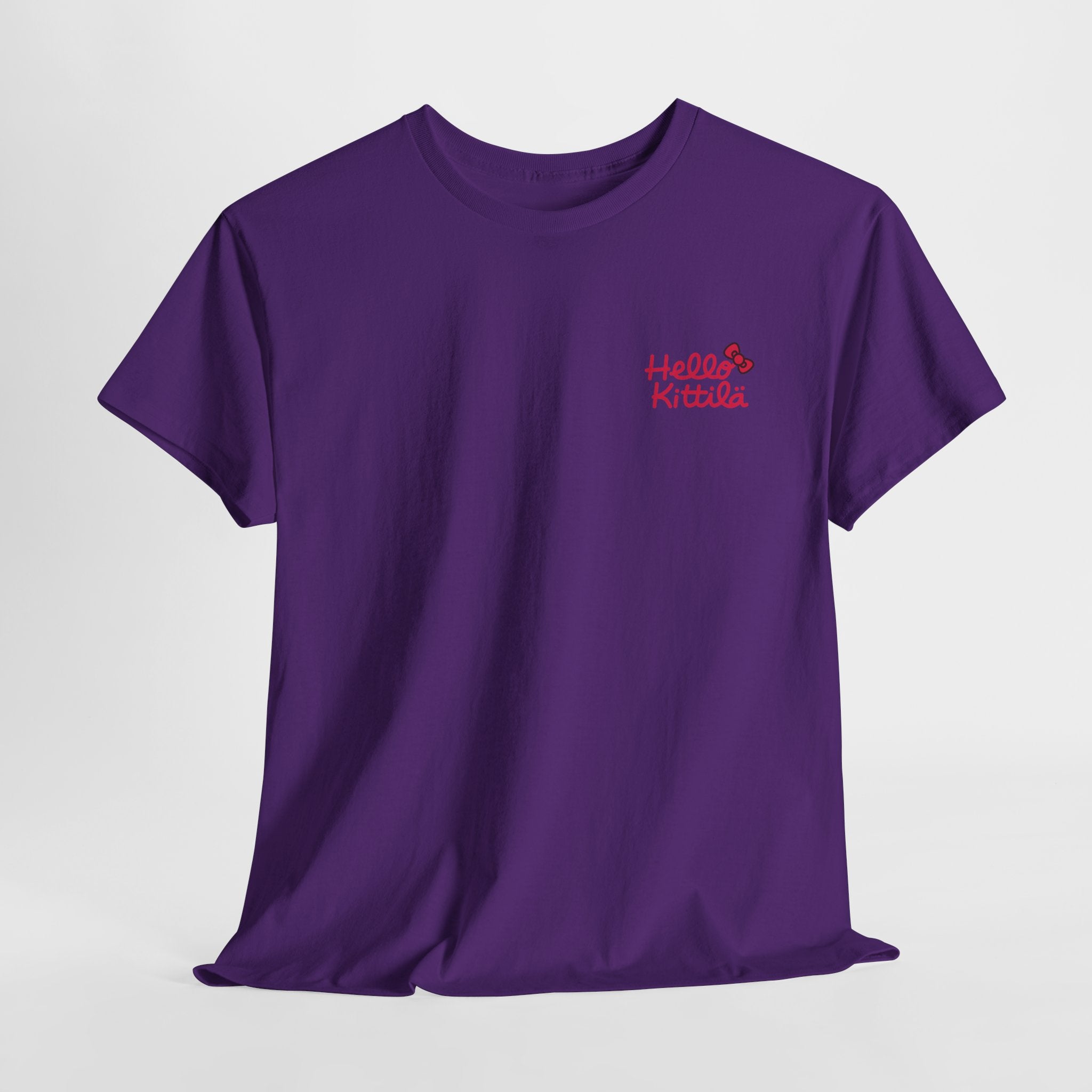 Hello Kittilä (pieni teksti) | 100% puuvillaa, unisex