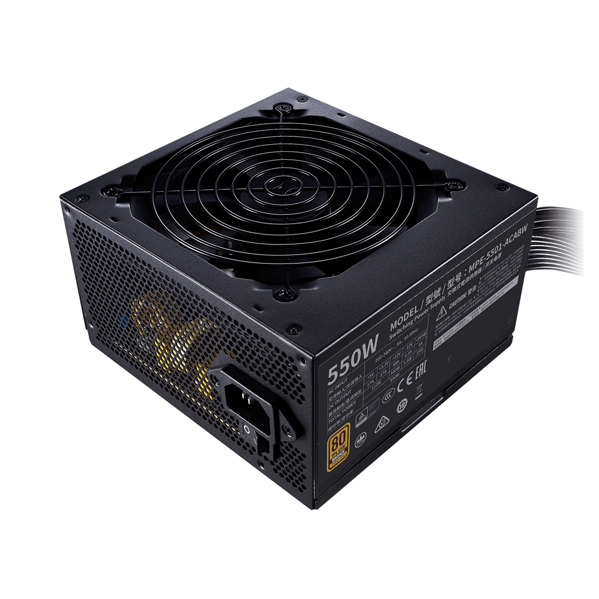 Cooler Master MWE 550W, Bronze V2 virtalähde - Lourun verkkokauppa