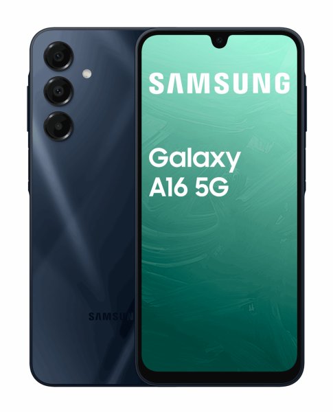 Samsung Galaxy A16 puhelin, sinimusta