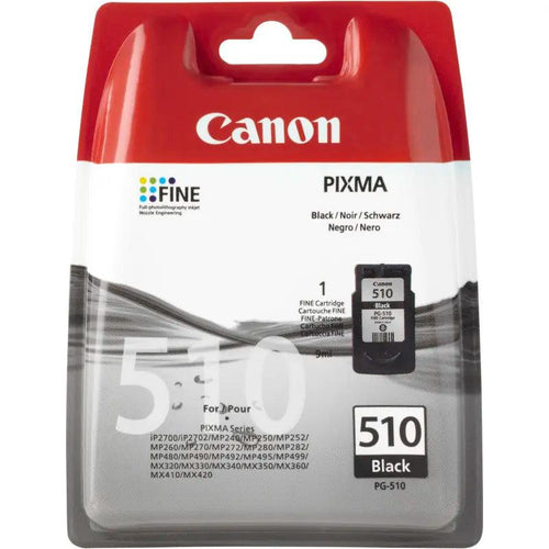 Canon PG-510BK mustekasetti - sopii Canon MP240/250/260/280/495 - Lourun verkkokauppa