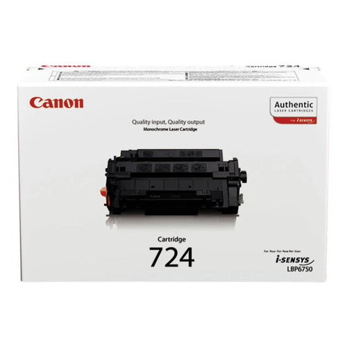 Canon CRG-724H musta alkuperäinen lasertulostuskasetti - Lourun verkkokauppa