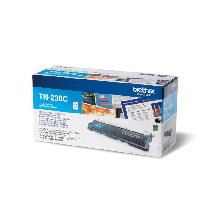Brother TN-230C syaanitonervä lasertulostuskasetti | Riittoisuus 1400 sivua - Lourun verkkokauppa