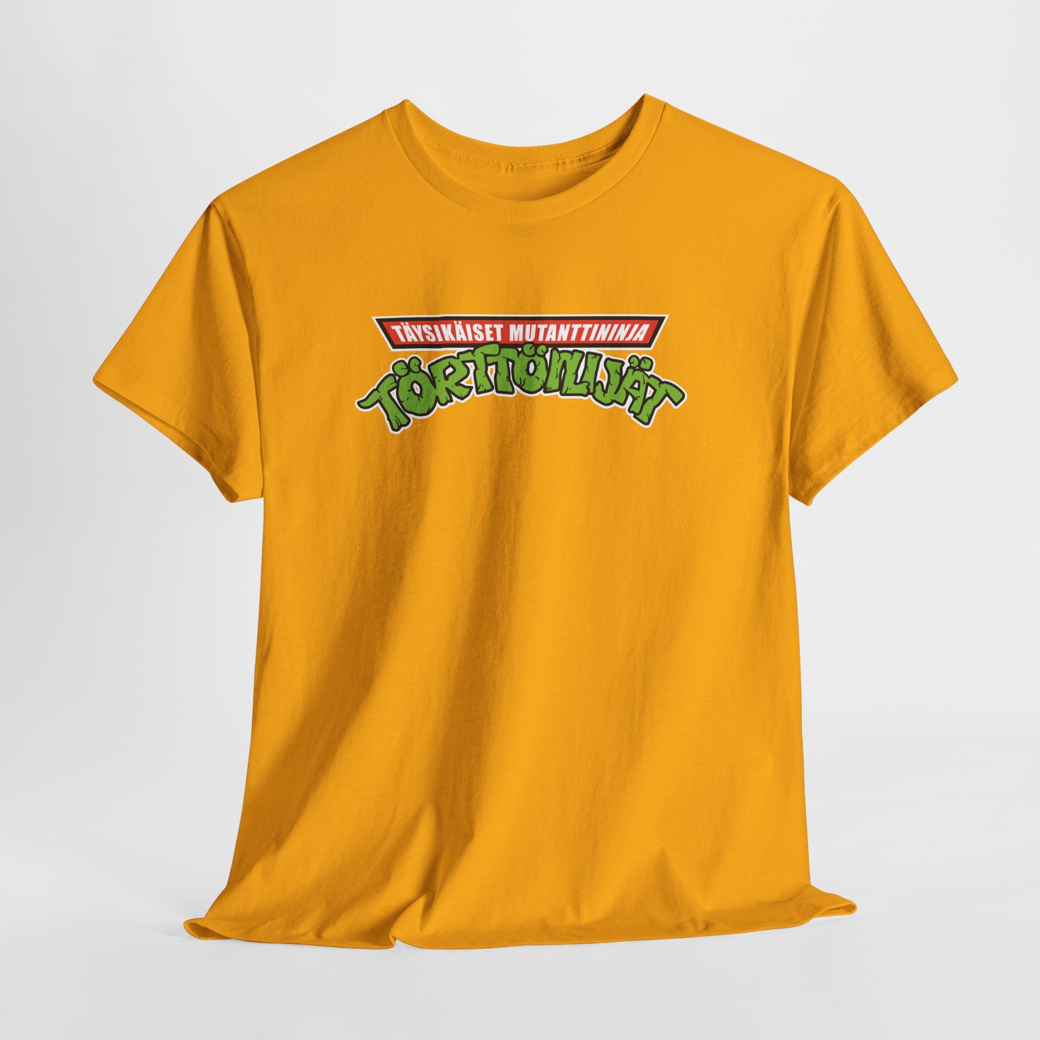 TMNT eli Täysikäiset Mutanttininja Törttöilijät t-paita | 100% puuvillaa, unisex