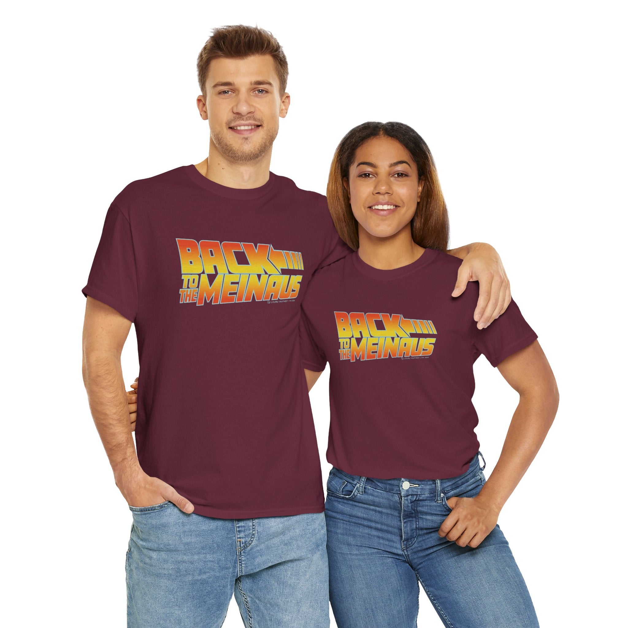 Back to the Meinaus t-paita | 100% puuvillaa, unisex