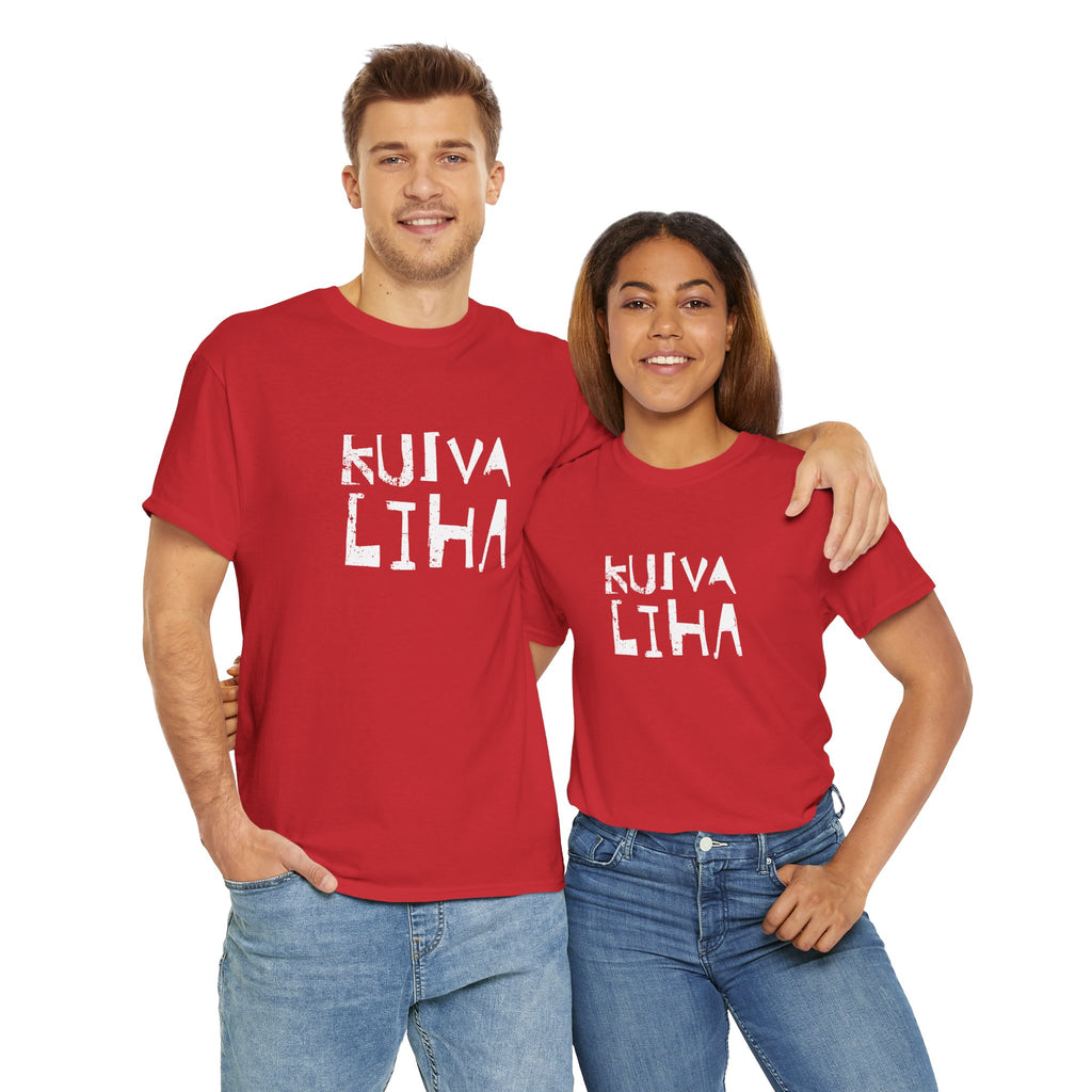 Kuivaliha T-paita – Hauska paita kuivan lihan ja eräretkien ystävälle | musta teksti | 100% puuvillaa, unisex