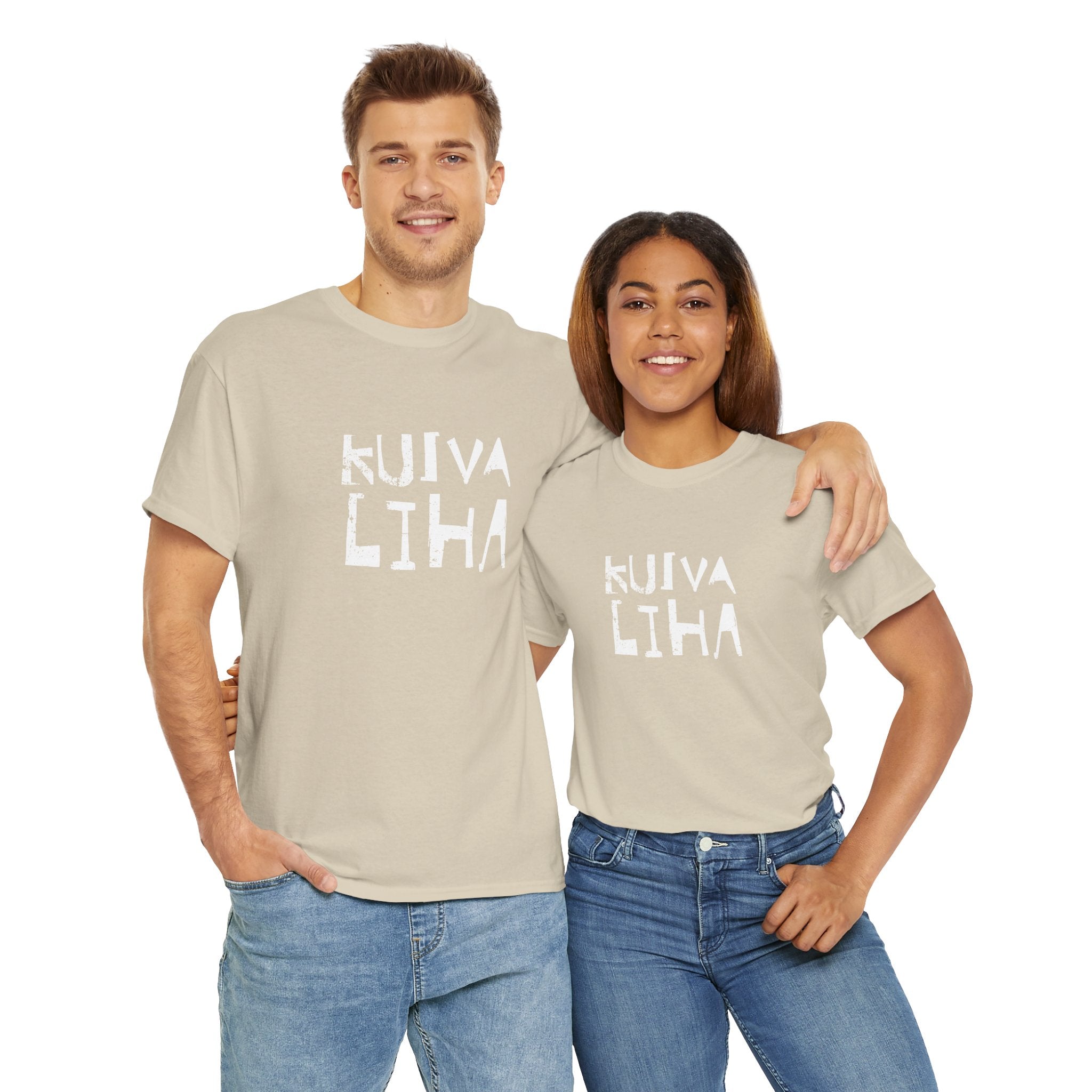 Kuivaliha T-paita – Hauska paita kuivan lihan ja eräretkien ystävälle | musta teksti | 100% puuvillaa, unisex