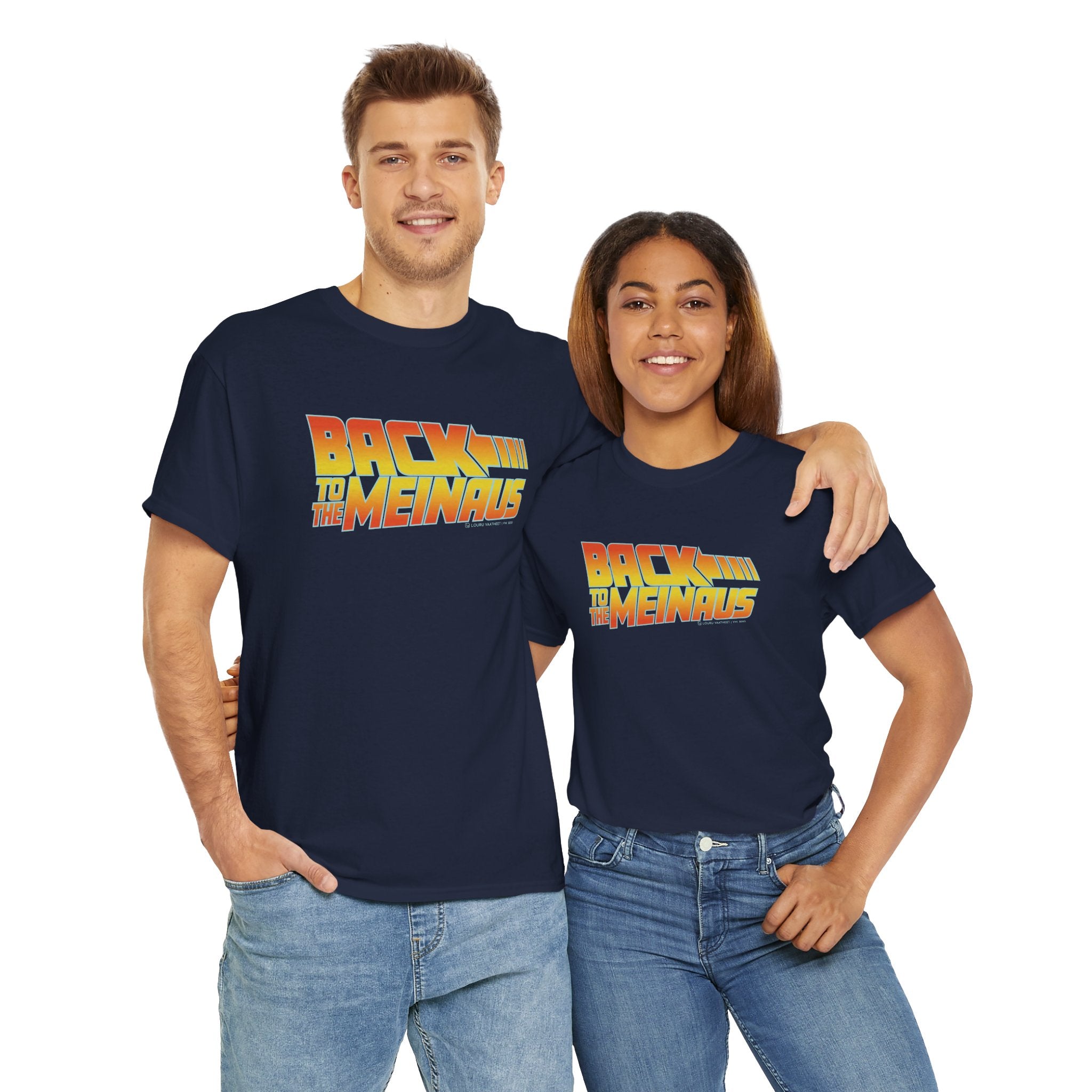 Back to the Meinaus t-paita | 100% puuvillaa, unisex