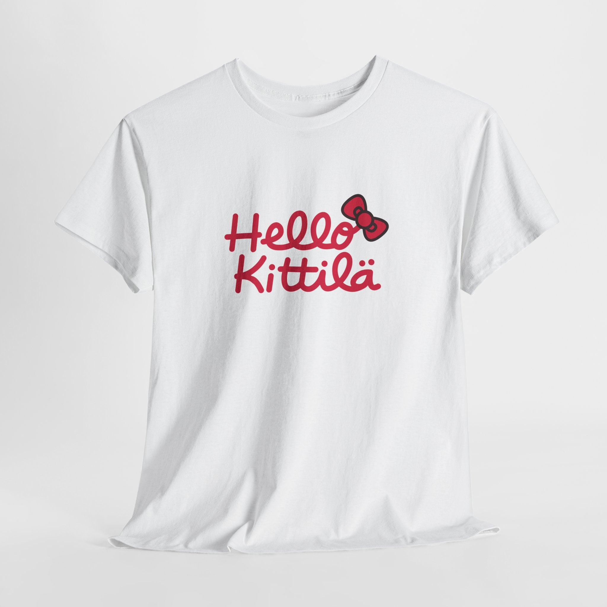 Hello Kittilä (iso teksti) | 100% puuvillaa, unisex