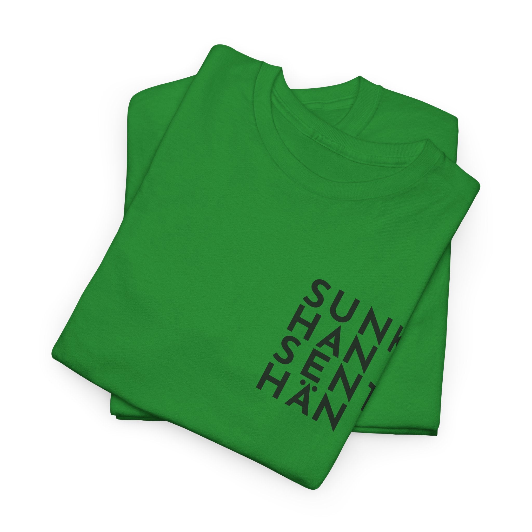 Sunkhan Senthän t-paita Kittilän tyyliin, musta teksti | 100% puuvillaa, unisex