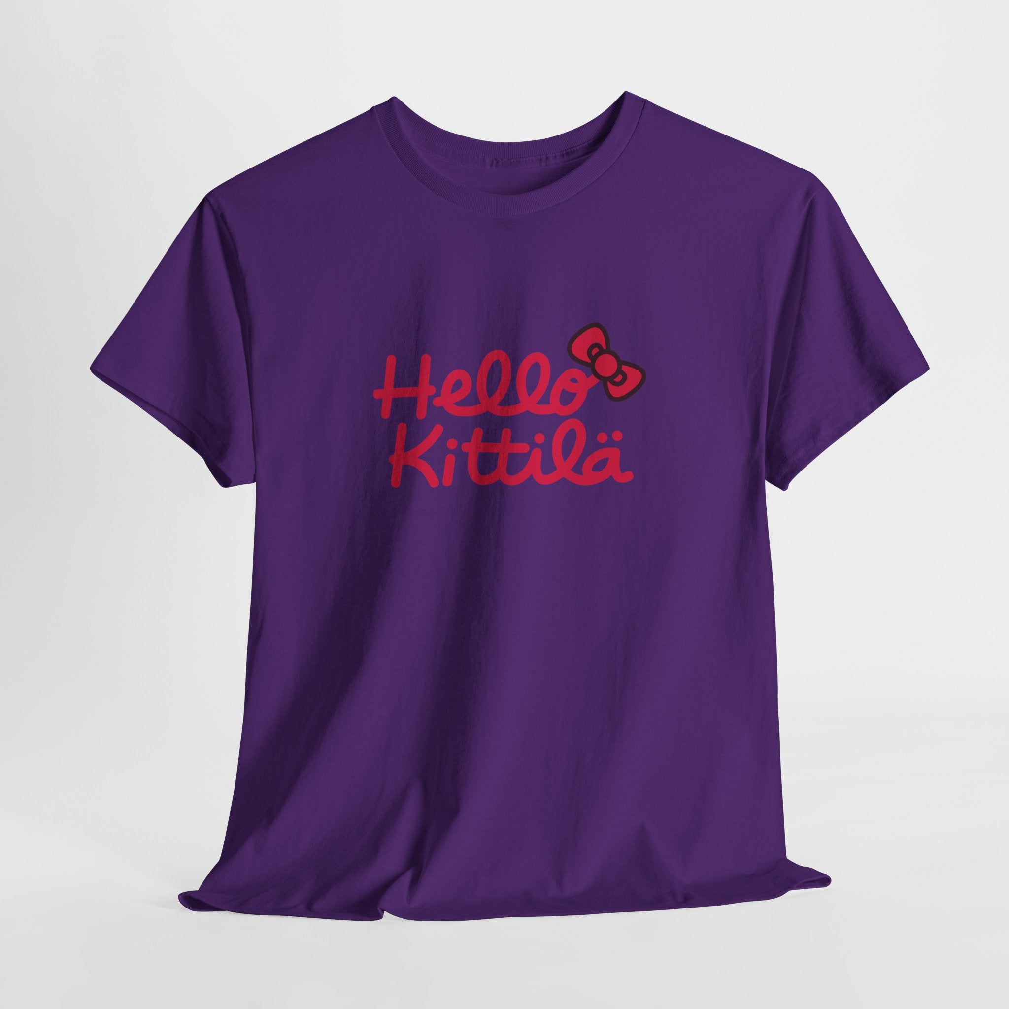 Hello Kittilä (iso teksti) | 100% puuvillaa, unisex