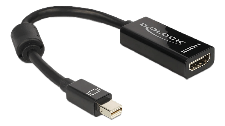 Delock Mini Displayport 1.1 male > HDMI female adapteri - Lourun verkkokauppa