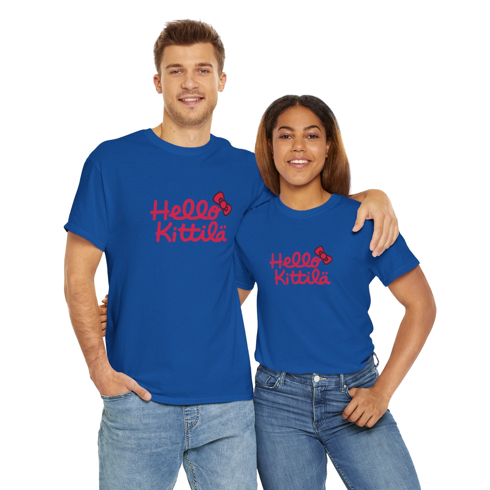 Hello Kittilä (iso teksti) | 100% puuvillaa, unisex