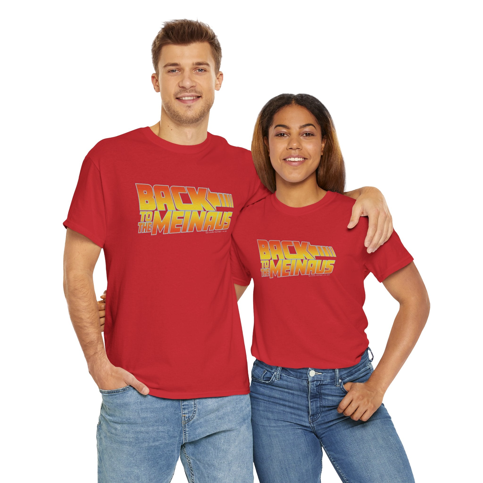 Back to the Meinaus t-paita | 100% puuvillaa, unisex