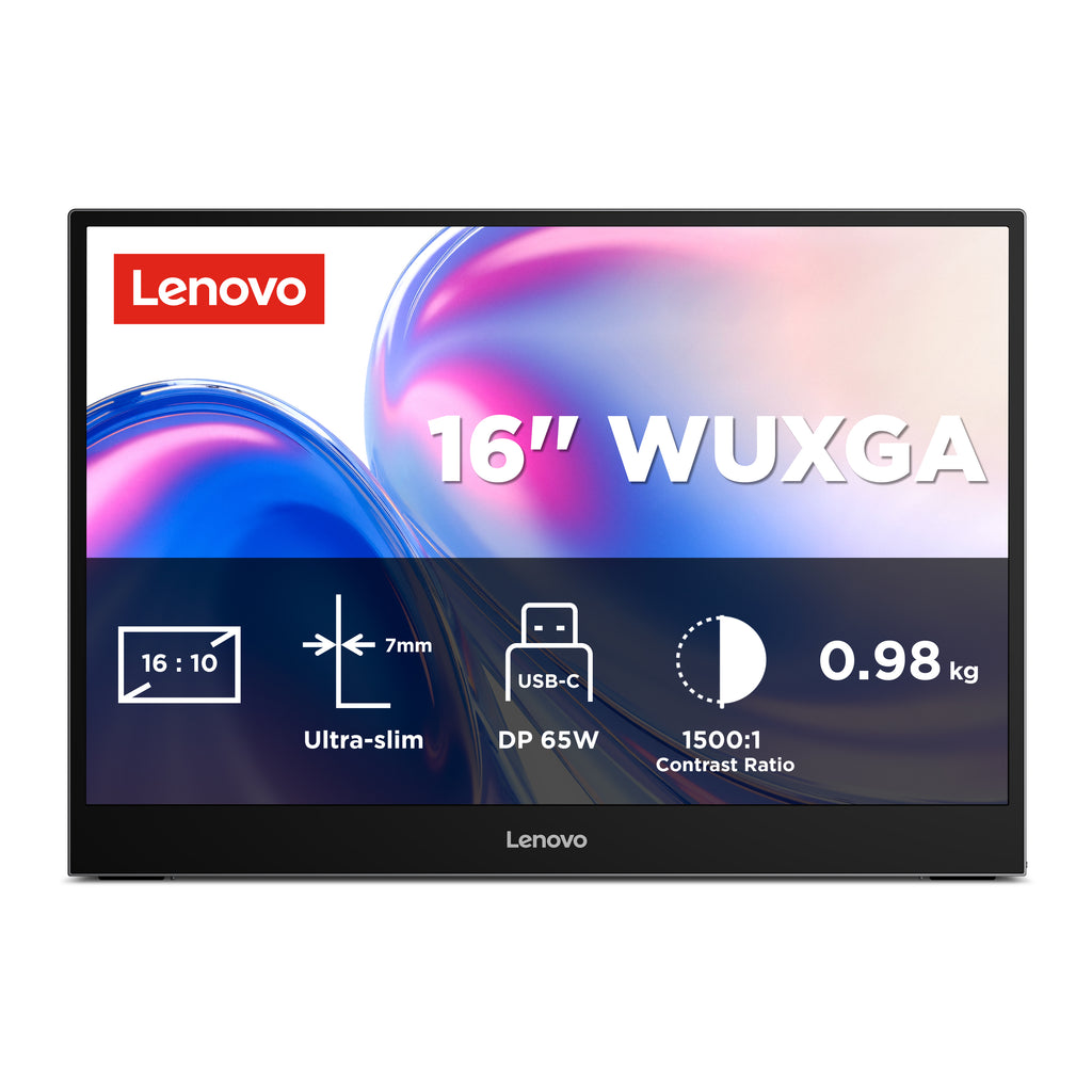 Lenovo L16 16" 60Hz IPS/USB-C mobiilinäyttö