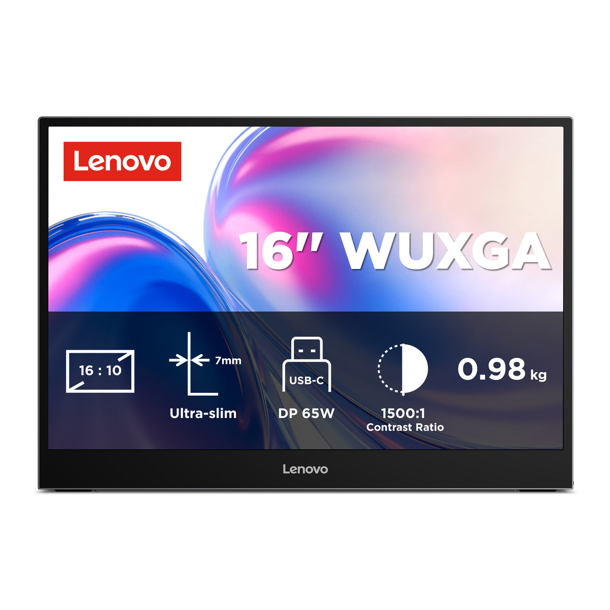 Lenovo L16 16" 60Hz IPS/USB-C mobiilinäyttö