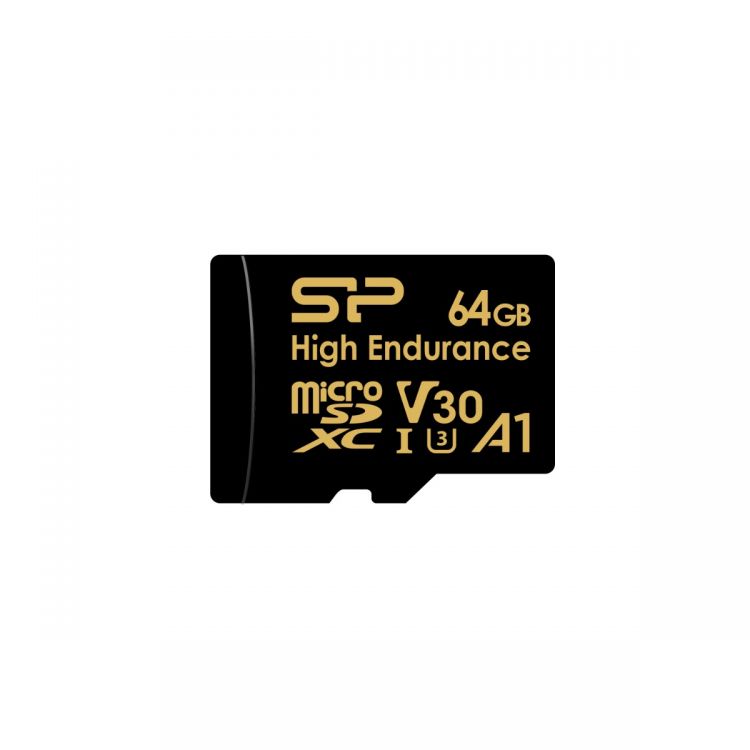 Silicon Power High Endurance V30 64GB microSDXC -kortti (Class 10 Elite UHS-1 U3)