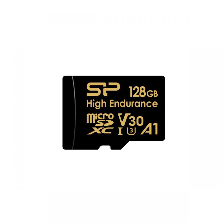 Silicon Power High Endurance V30 128GB microSDXC -kortti (Class 10 Elite UHS-1 U3)