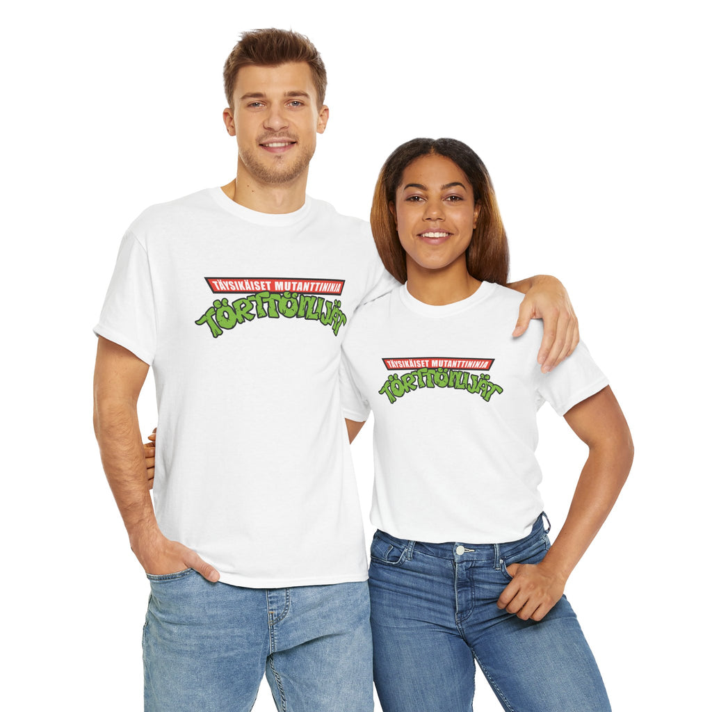 TMNT eli Täysikäiset Mutanttininja Törttöilijät t-paita | 100% puuvillaa, unisex