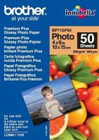 Brother BP71GP50 Premium Plus Glossy Photo Paper 50 sheets, 10x15cm 260g/m²
