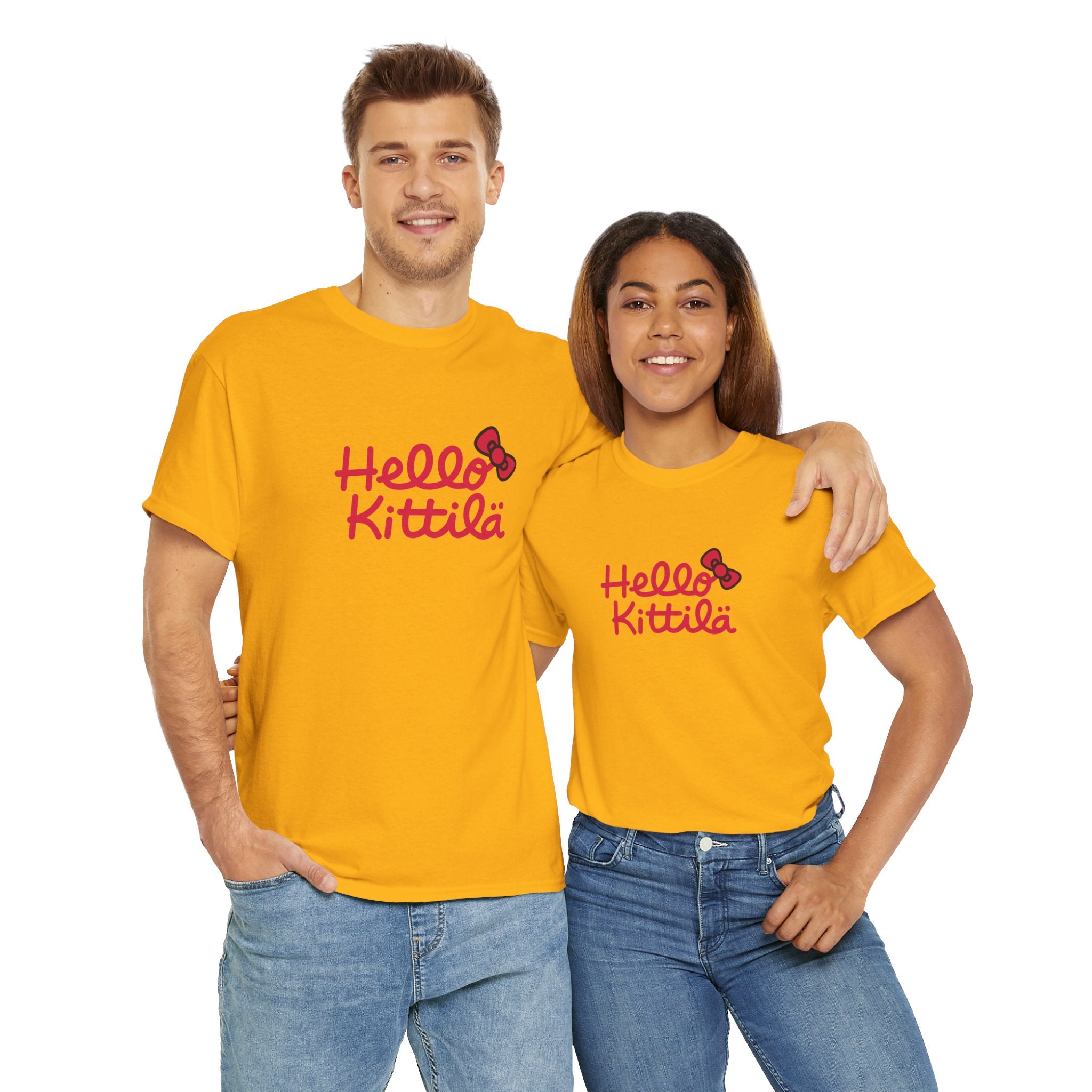 Hello Kittilä (iso teksti) | 100% puuvillaa, unisex