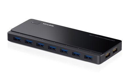 TP-LINK UH720 7-portin USB 3.0 hubi 2 latausportilla - Lourun verkkokauppa