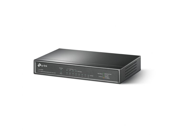 TL-SG1008P-kytkin viistosti