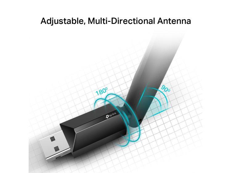 TP-LINK Archer T2U Plus AC600 langaton USB WiFi tehoadapteri - Lourun verkkokauppa