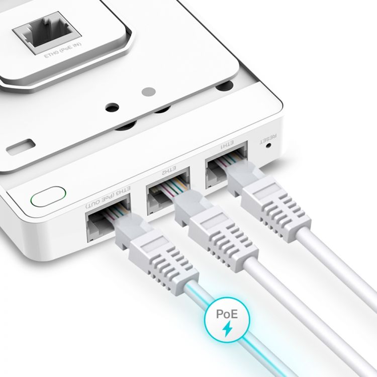 TP-Link EAP615-Wall -WiFi 6 -tukiasema - Lourun verkkokauppa