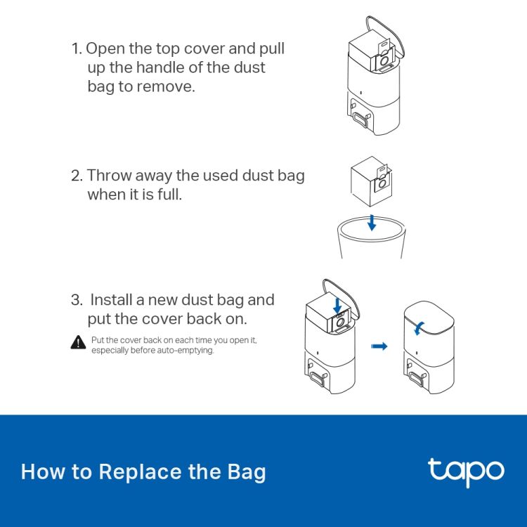 TP-LINK Tapo RVA202 Dust Bag (5-pack)