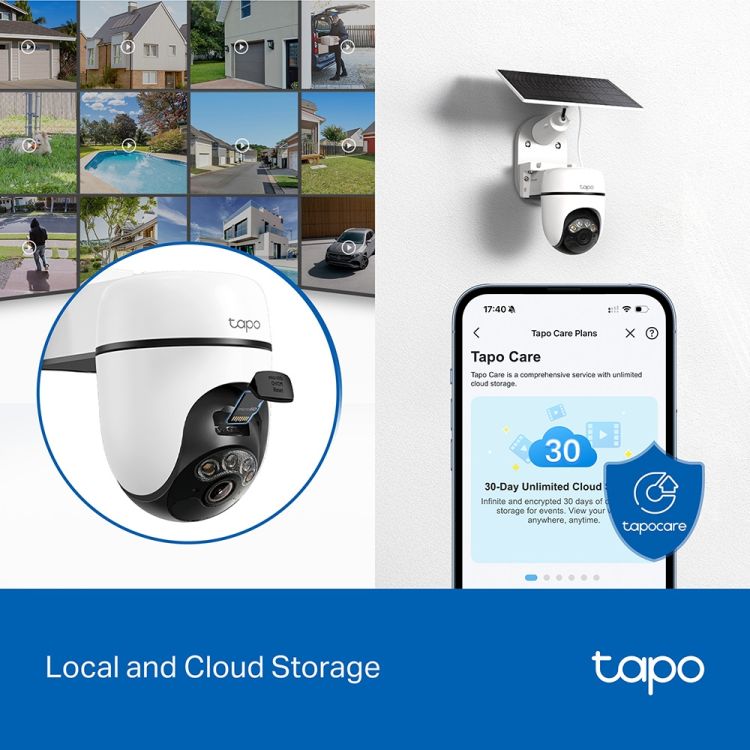 TP-LINK Tapo C610 KIT valvontakamera aurinkopaneelilla