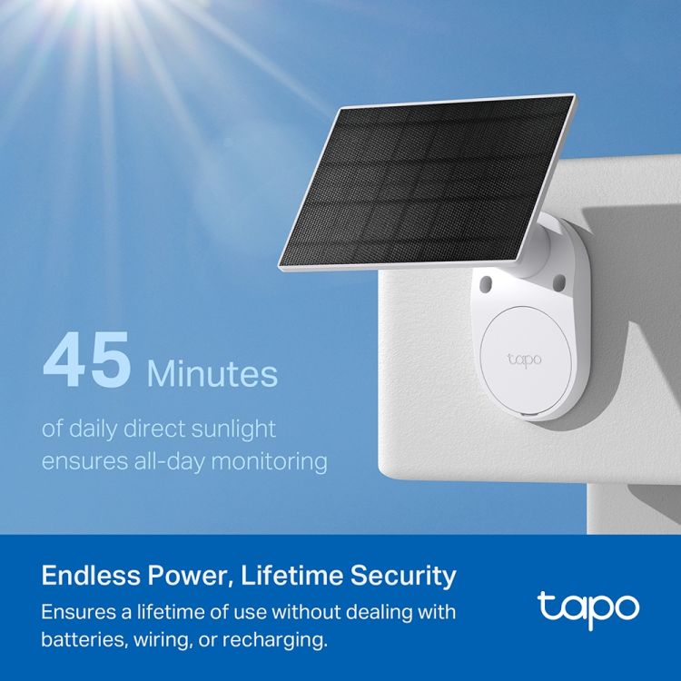 TP-LINK Tapo C410 KIT valvontakamera aurinkopaneelilla