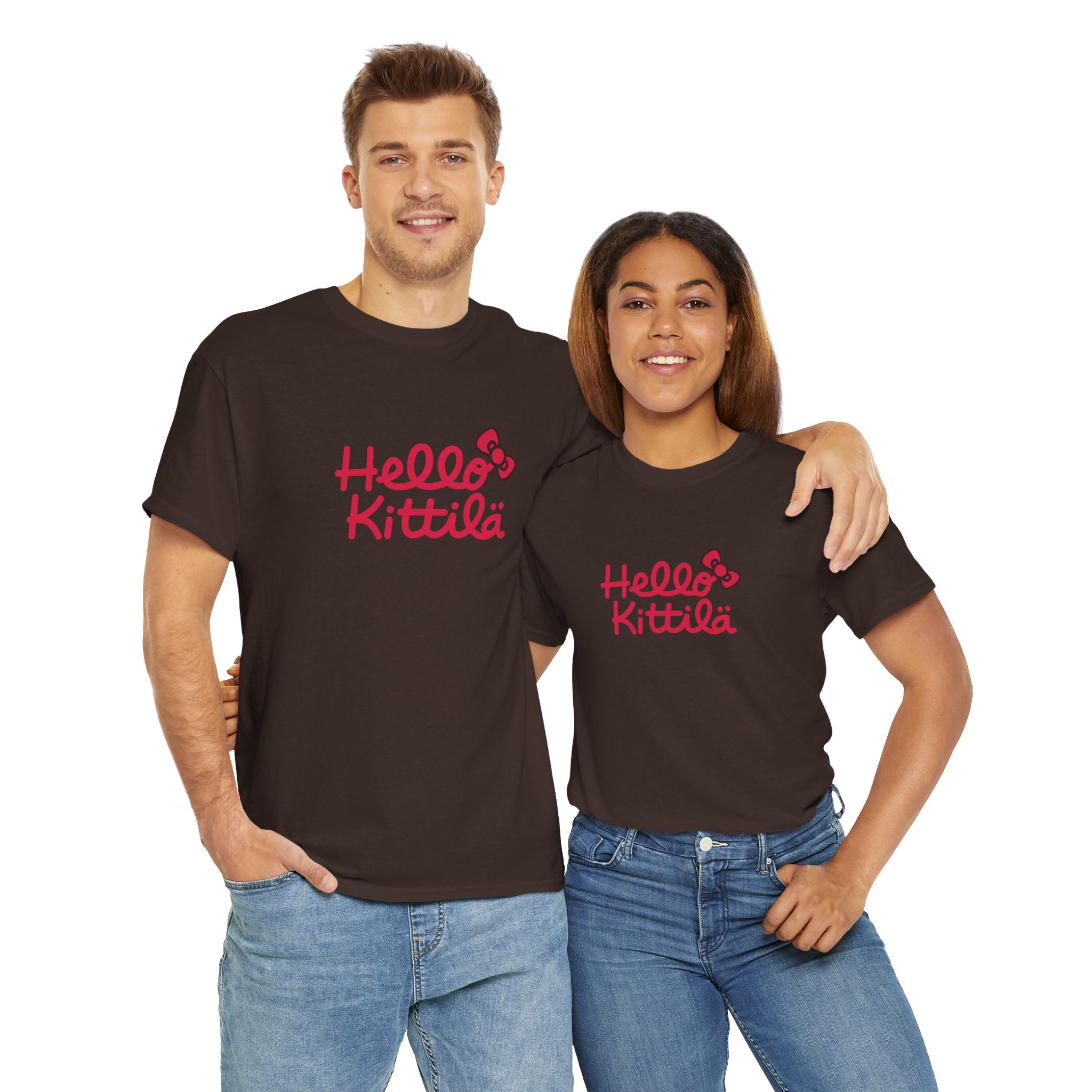 Hello Kittilä (iso teksti) | 100% puuvillaa, unisex