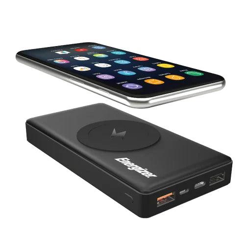 Energizer Powerbank 10000mAh langattomalla latauksella - Lourun verkkokauppa