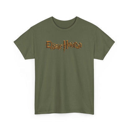 Eläsie Houraa t-paita, kultainen logo | 100% puuvillaa, unisex - Lourun verkkokauppa