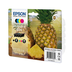 Epson 604 -mustekasettien monipakkaus, 4 väriä, myyntipakkaus