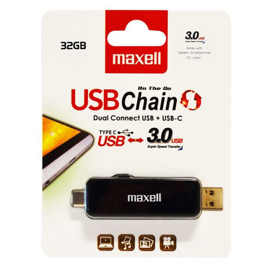 Maxell USB 3.0 OTG 32GB USB-C muistitikku