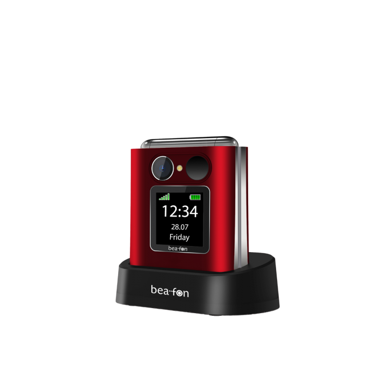 Beafon Fold 10 LTE 4G puhelin, punainen
