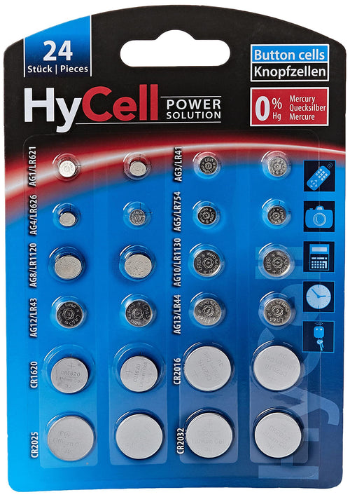 24 kpl Ansmann 1516-0003 kertakäyttöistä alkali-akkua, 3 V (40 g) - Lourun verkkokauppa