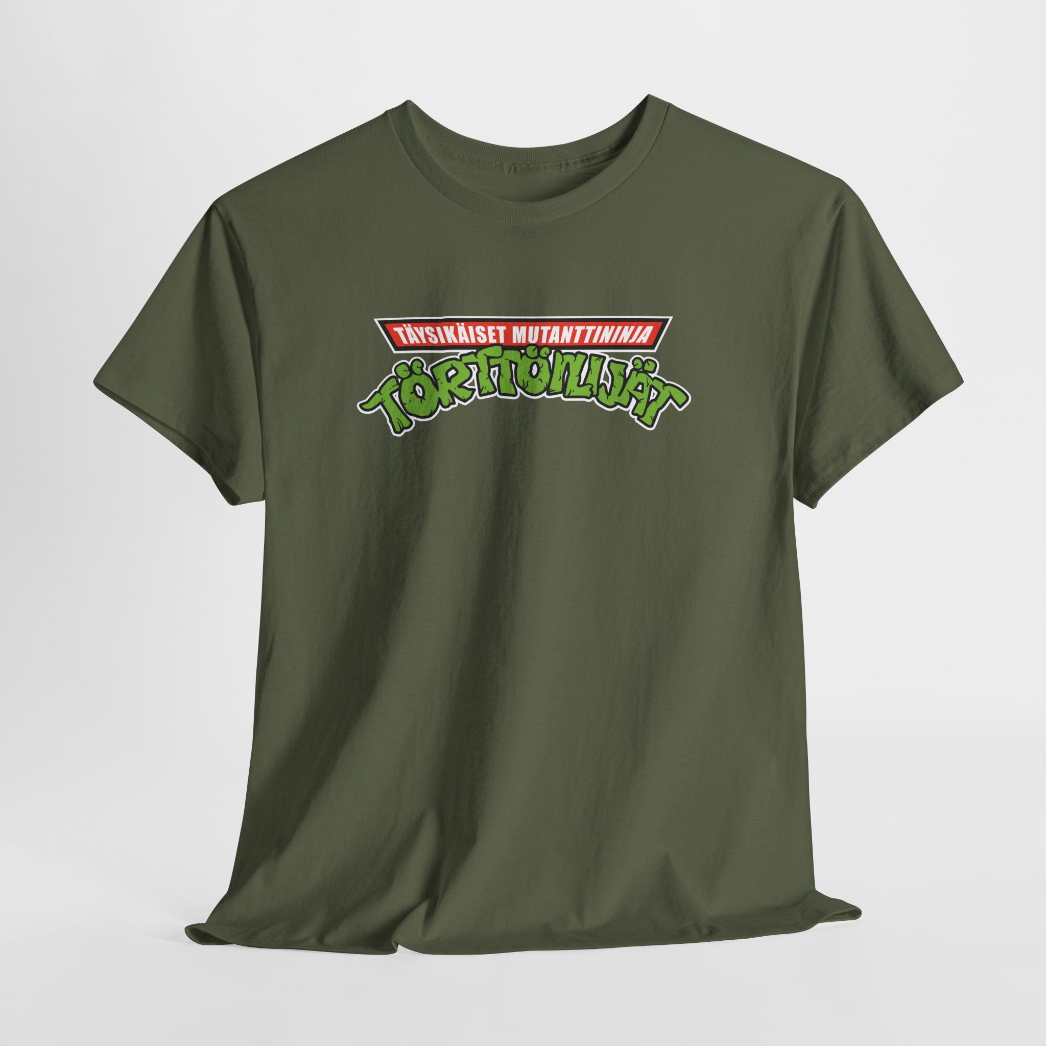 TMNT eli Täysikäiset Mutanttininja Törttöilijät t-paita | 100% puuvillaa, unisex