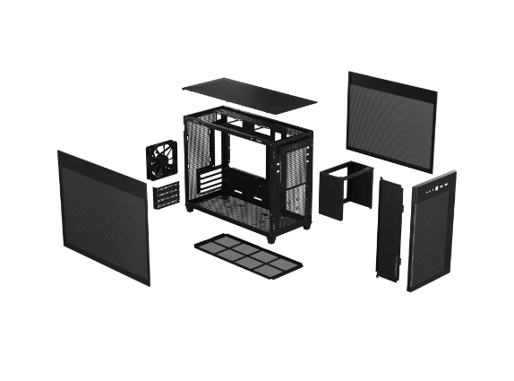 ASUS Prime AP201 MicroATX/MiniITX Black Edition kotelo - Lourun verkkokauppa