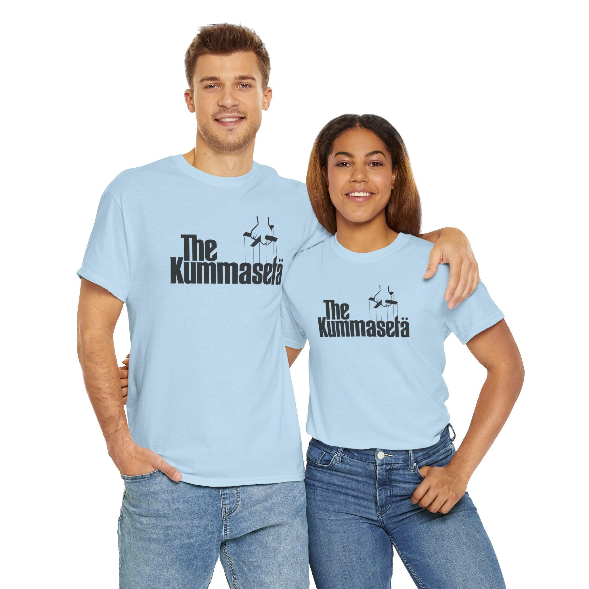 The Kummasetä t-paita, tumma teksti | 100% puuvillaa, unisex - Lourun verkkokauppa