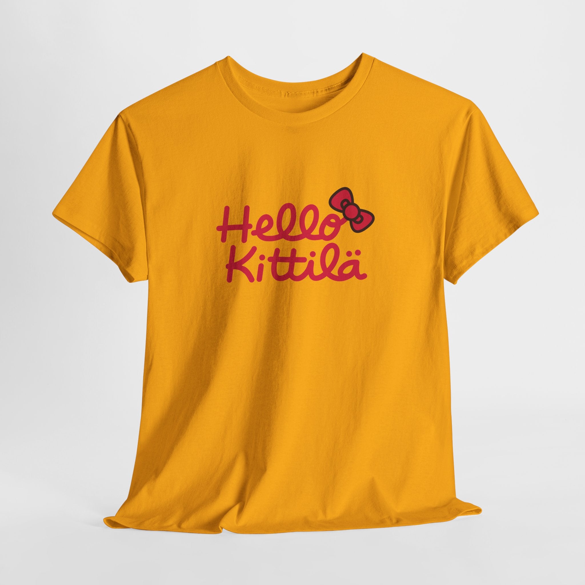 Hello Kittilä (iso teksti) | 100% puuvillaa, unisex