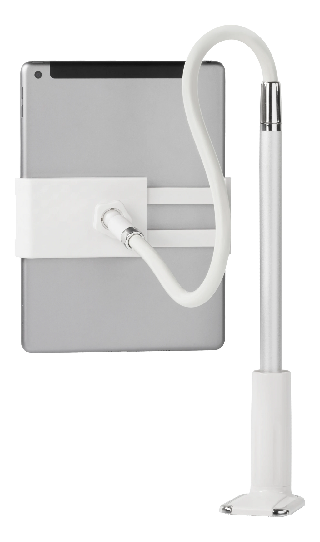 DELTACO Puhelimen tai tabletin pöytäteline, valkoinen