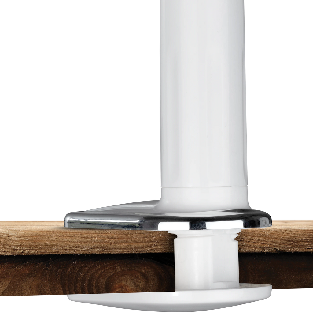 DELTACO Puhelimen tai tabletin pöytäteline, valkoinen