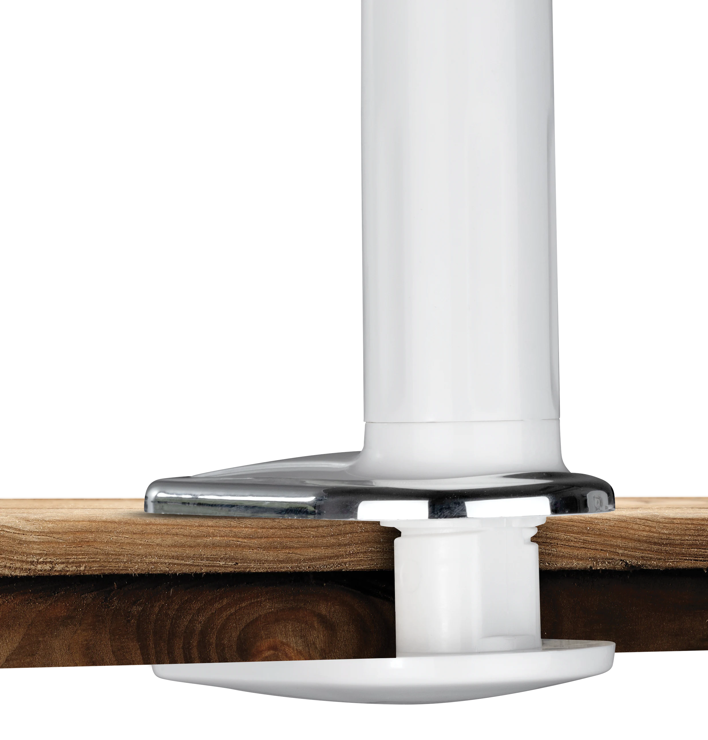 DELTACO Puhelimen tai tabletin pöytäteline, valkoinen