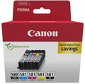 Canon PGI-580/CLI-581 PGBK/C/M/Y/BK MULTI SEC - Lourun verkkokauppa