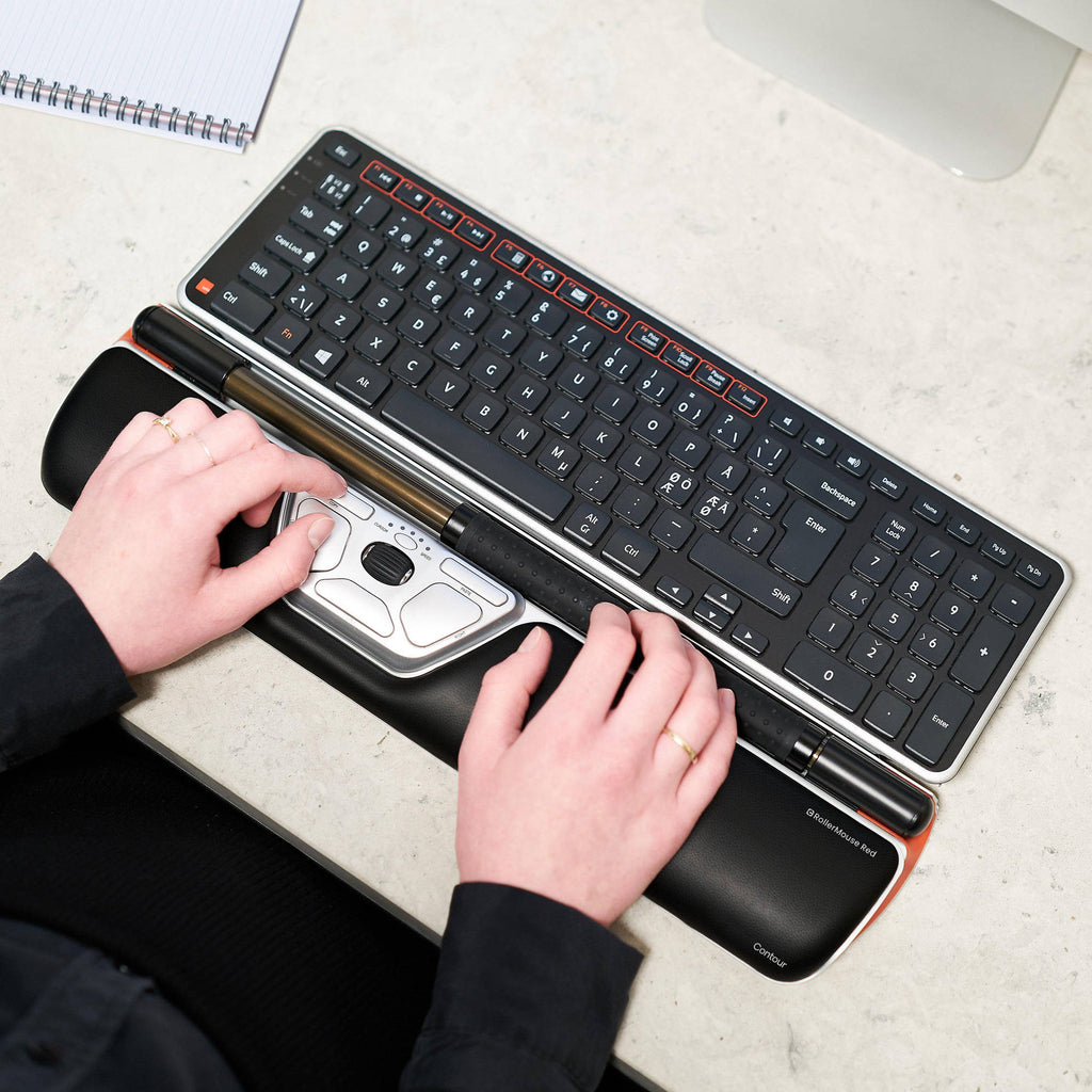 Contour Roller Mouse Red