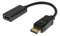 DELTACO DisplayPort - HDMI-sovitin, 4K 60Hz, 0,2m - Lourun verkkokauppa